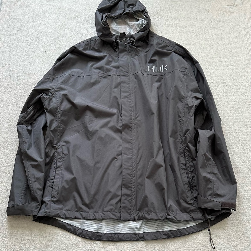 Huk Fishing rain jacket Size XXXL - Picture 2 of 8